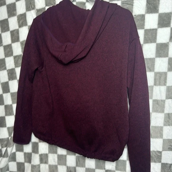 PINK/ VS Zip Up Long Sleeve Hoodie S / Small with pockets beside zipper Plum - Picture 7 of 8